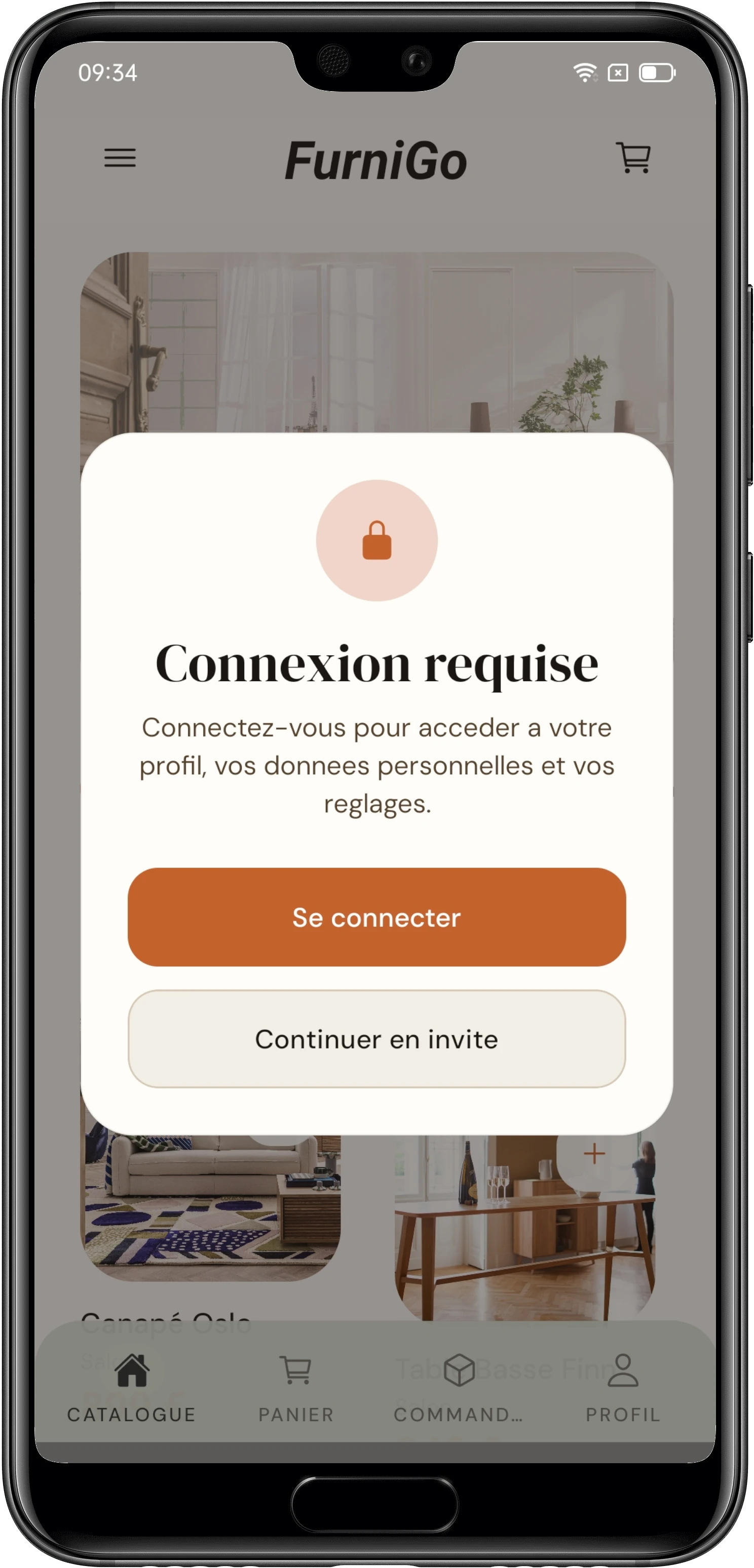 Verrouillage écran protégé