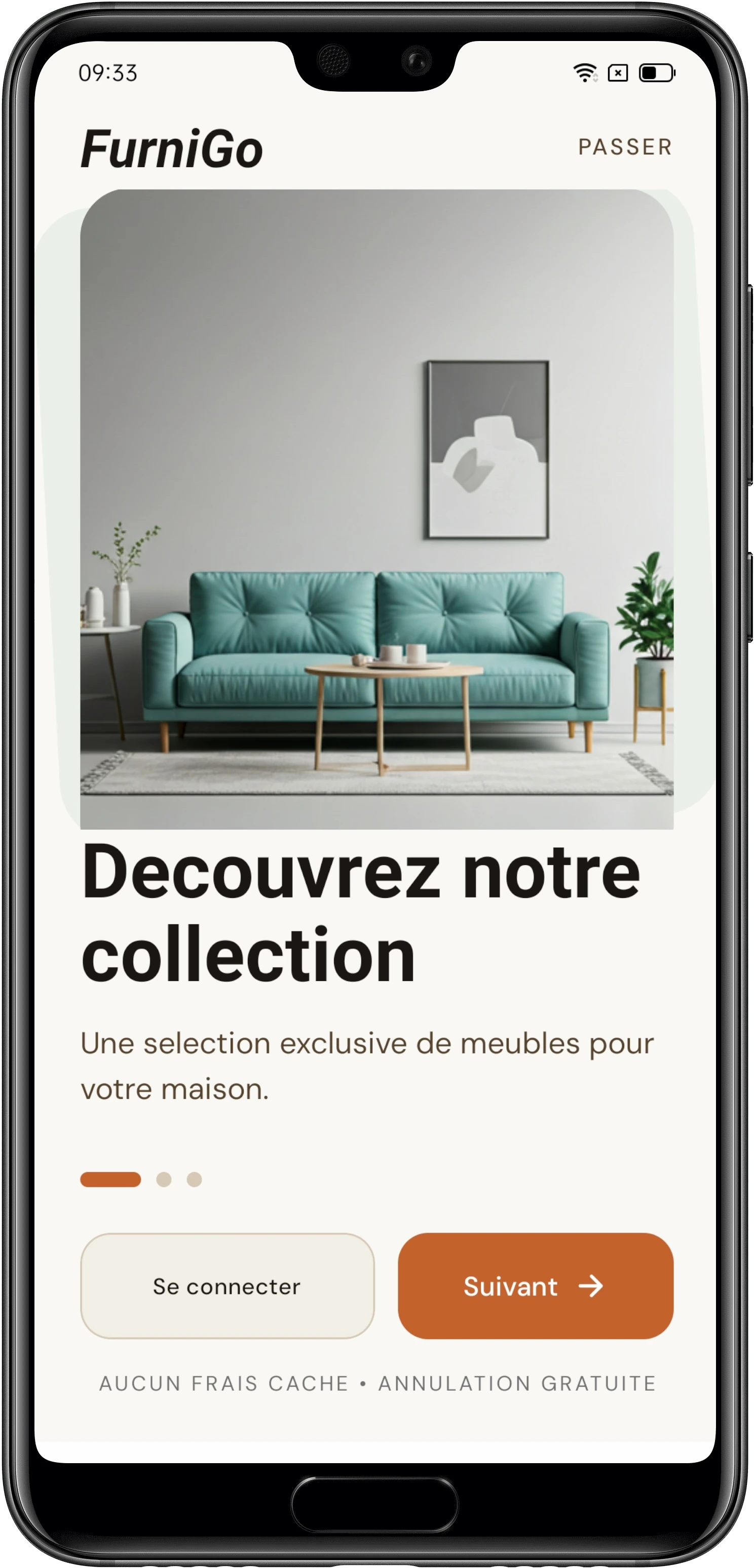 Onboarding mode invité